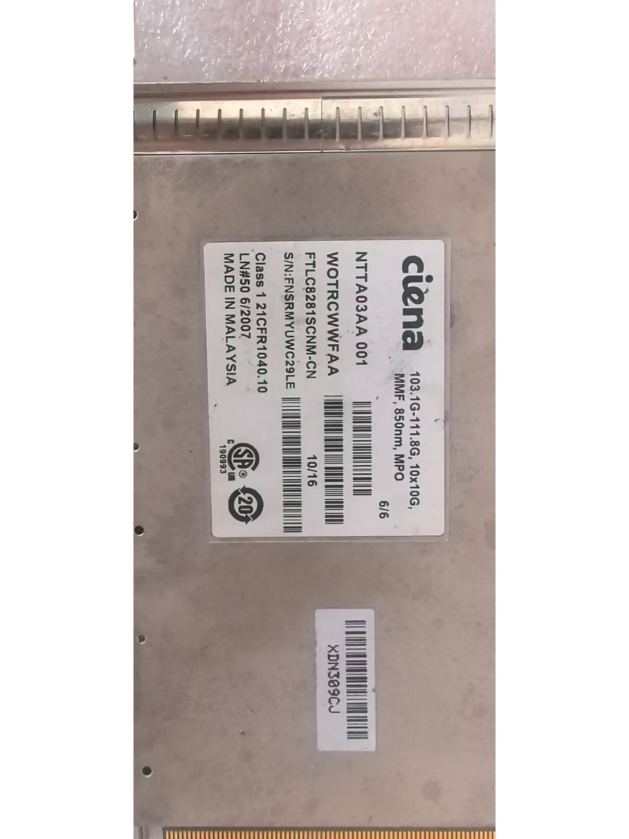 Ciena NTTA03AA Optical Module | Shenghuan Telecom